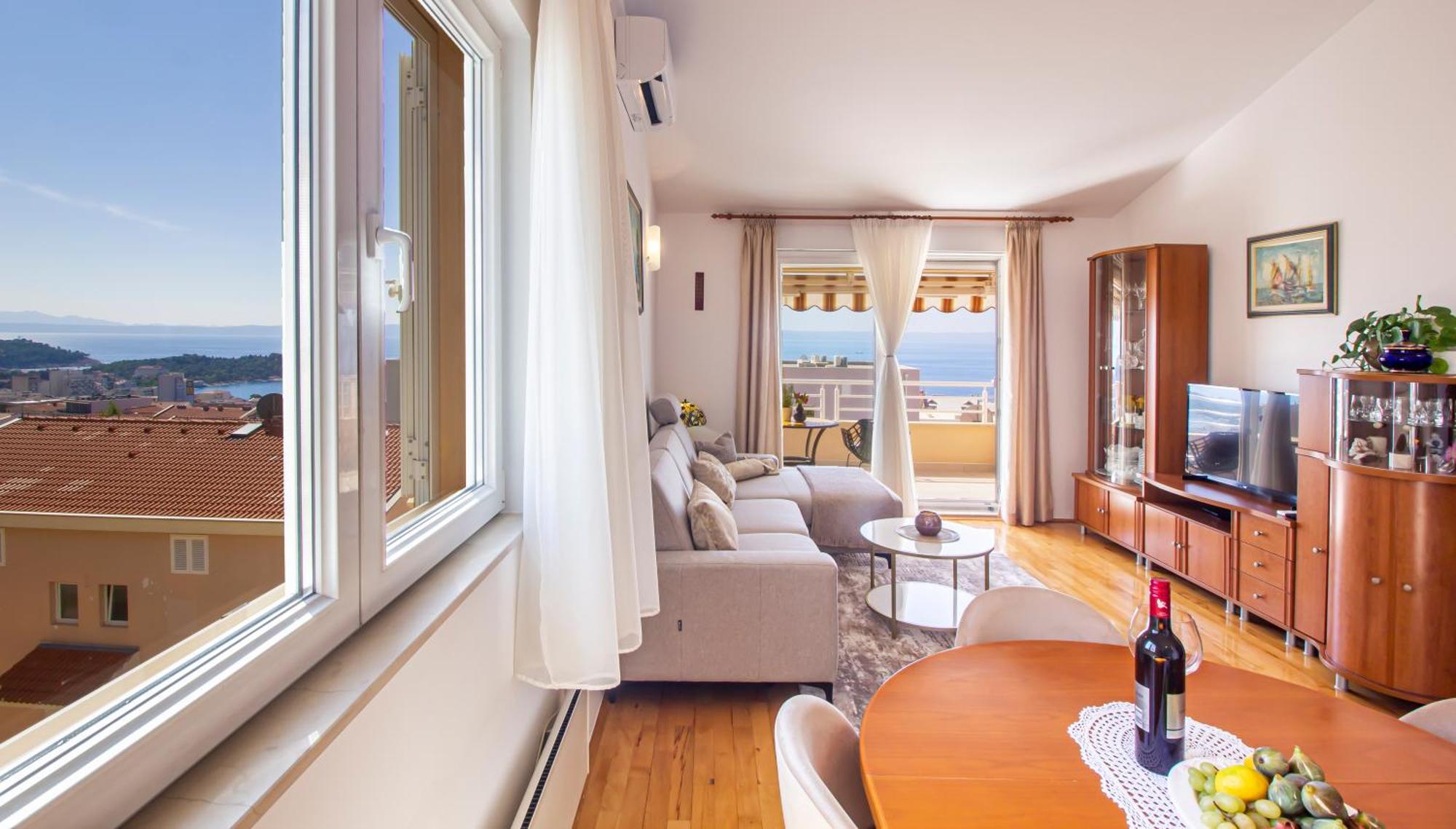 Apartment Anita With Amazing Sea View Makarska Exterior foto